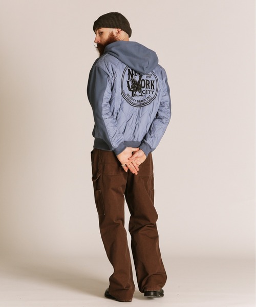 Schott N.Y.C（ショット） パーカー Schott/ショット/QUILTED COMBI