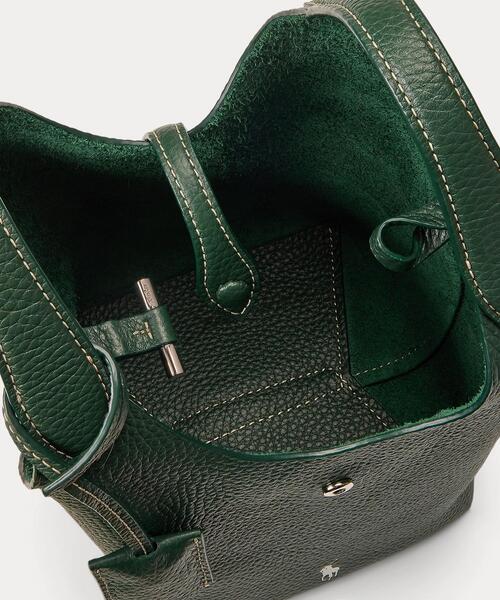 POLO RALPH LAUREN トートバッグ Polo Play レザー スモール
