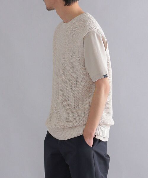「SHIPS」 ノースリーブトップス MEDIUM ネイビー メンズ