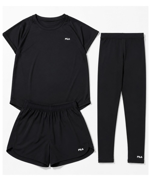 FILA（フィラ） ラッシュガード マルチウェイ セットアップ 3点セット