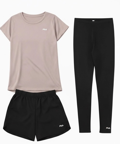 FILA（フィラ） ラッシュガード マルチウェイ セットアップ 3点セット