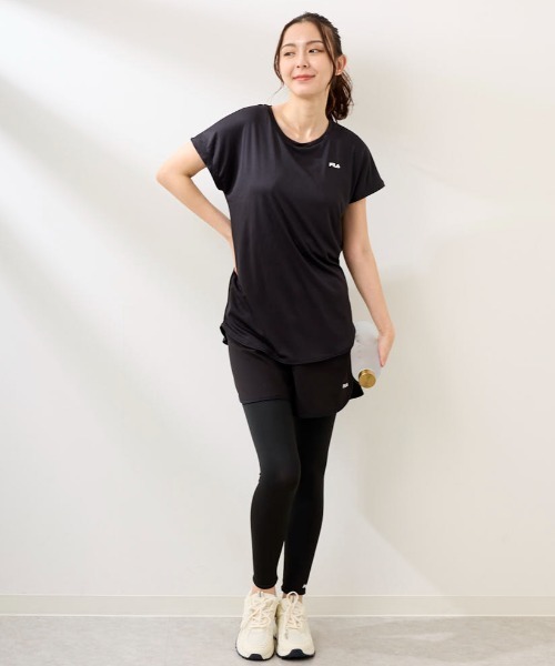 【値下げ】FILA 3点セットアップ　美品 FILA（フィラ） ラッシュガード マルチウェイ セットアップ 3点セット