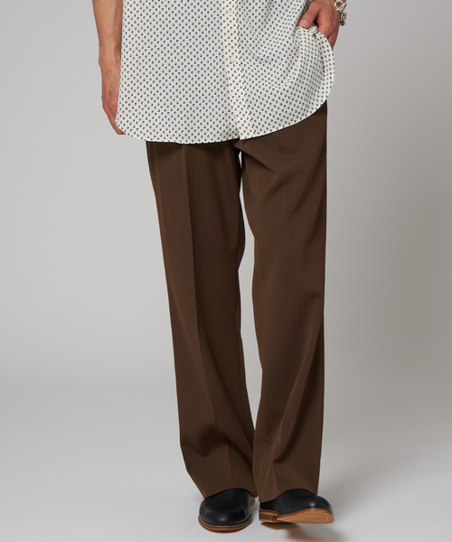 EDIFICE（エディフィス） スラックス ウールドビー カルゼ パンツ