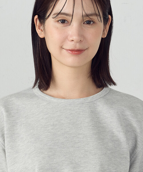 COMME CA ISM（コムサイズム） tシャツ 半袖 ラメ スウェット Tシャツ
