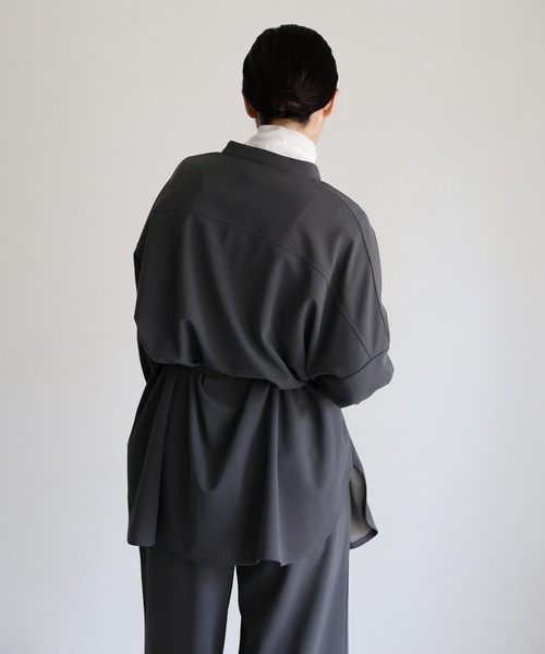 モカページ select MOCA Et セットアップ 「Et」Cut-out Georgette Blouse Pants