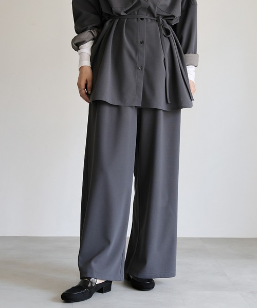 moca様ご確認品 select MOCA Et セットアップ 「Et」Cut-out Georgette Blouse Pants