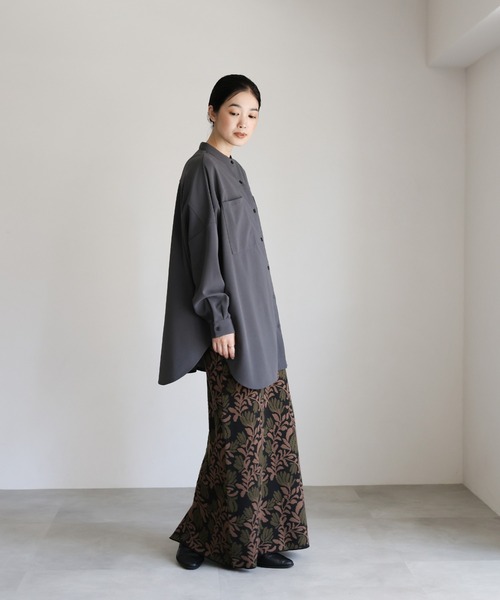 select MOCA Et セットアップ 「Et」Cut-out Georgette Blouse Pants