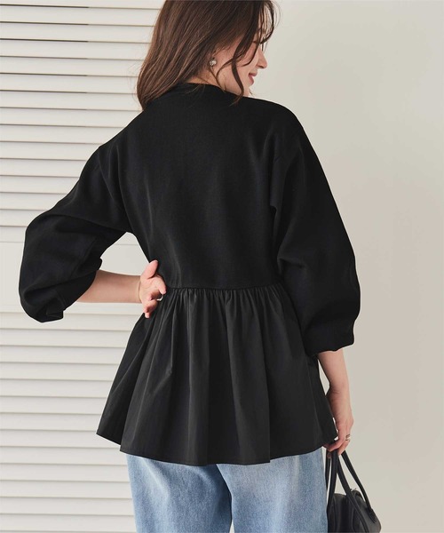 titivate（ティティベイト） ニット セーター ペプラムドッキング