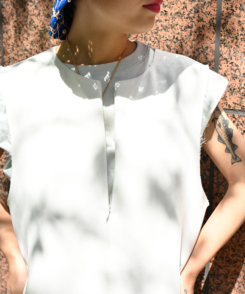 CITYSHOP（シティショップ） ノースリーブワンピース 38 ホワイト