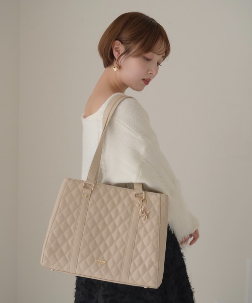 mellowneon 「mellowneon」 トートバッグ FREE ベージュ レディース