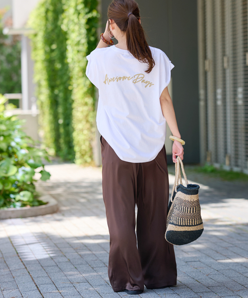 JOURNAL STANDARD relume tシャツ 「追加2」刺繍ロゴフレンチTEE
