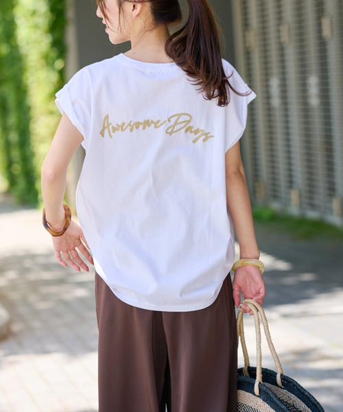 JOURNAL STANDARD relume tシャツ 「追加2」刺繍ロゴフレンチTEE