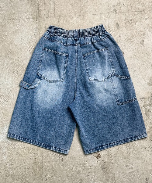 CALIFORNIA OUTFITTERS ジーンズ 7A6 ワイドデニムハーフパンツ