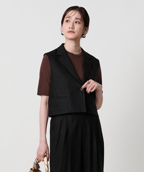 ベスト ジレ Spiree IAS ベスト ‐UVカット 接触冷感 ストレッチ ウォッシャブル‐ レディース UNITED ARROWS ベスト ジレ Spiree IAS ‐UVカット 接触冷感