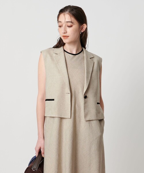 ベスト ジレ Spiree IAS ベスト ‐UVカット 接触冷感 ストレッチ ウォッシャブル‐ レディース UNITED ARROWS ベスト ジレ Spiree IAS ‐UVカット 接触冷感