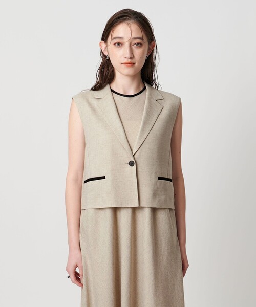 ベスト ジレ Spiree IAS ベスト ‐UVカット 接触冷感 ストレッチ ウォッシャブル‐ レディース UNITED ARROWS ベスト ジレ Spiree IAS ‐UVカット 接触冷感