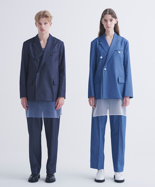 [CULLNI] Denim жакет 0 голубой мужской 