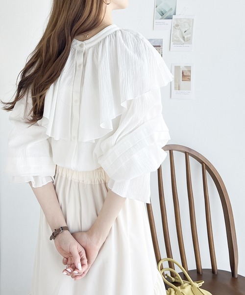 「classicalelf」 長袖チュニック LARGE ブルー レディース