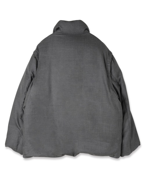 ダウンジャケット ダウン High Count Twill Removable Sleeves Down Jacket メンズ レディースの画像