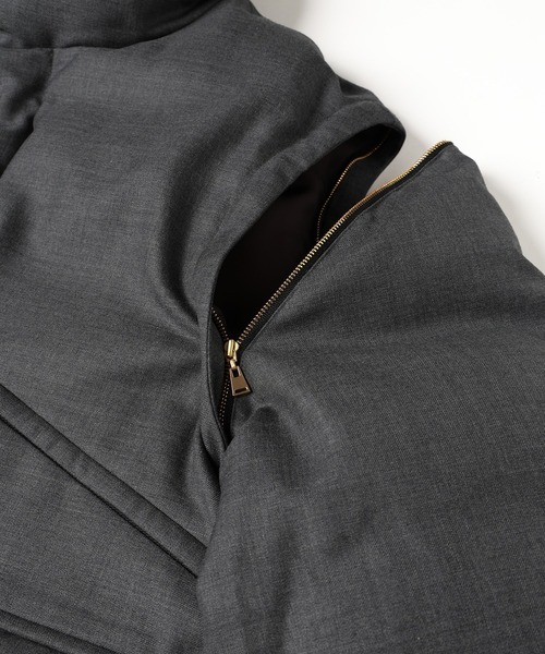 ダウンジャケット ダウン High Count Twill Removable Sleeves Down Jacket メンズ レディースの画像