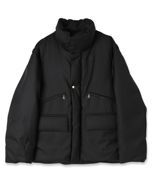 ダウンジャケット ダウン High Count Twill Removable Sleeves Down Jacket メンズ レディースの画像