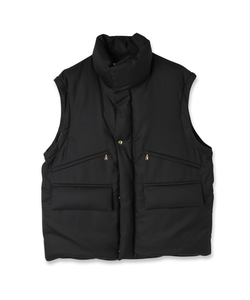 ダウンジャケット ダウン High Count Twill Removable Sleeves Down Jacket メンズ レディースの画像