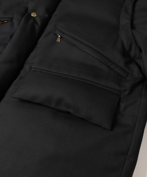 ダウンジャケット ダウン High Count Twill Removable Sleeves Down Jacket メンズ レディースの画像