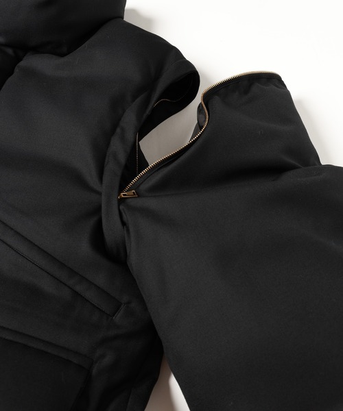 ダウンジャケット ダウン High Count Twill Removable Sleeves Down Jacket メンズ レディースの画像