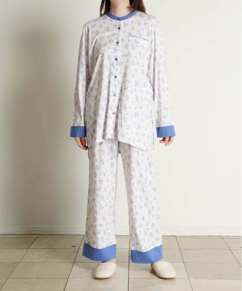【お値下げ】新品 KID BLUE パジャマ ルームウェア キッドブルー M KID BLUE（キッドブルー） パジャマ ルームウェア -エディスフラワーN