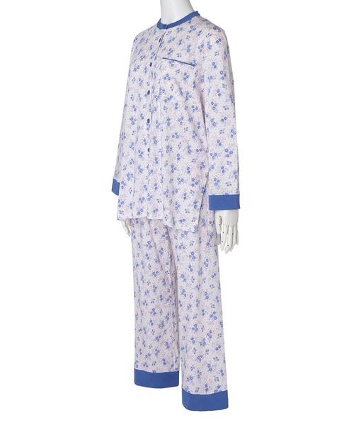 【新品】タグ付き　KID BLUE 花柄　上下ルームウェア KID BLUE（キッドブルー） パジャマ ルームウェア -エディスフラワーN