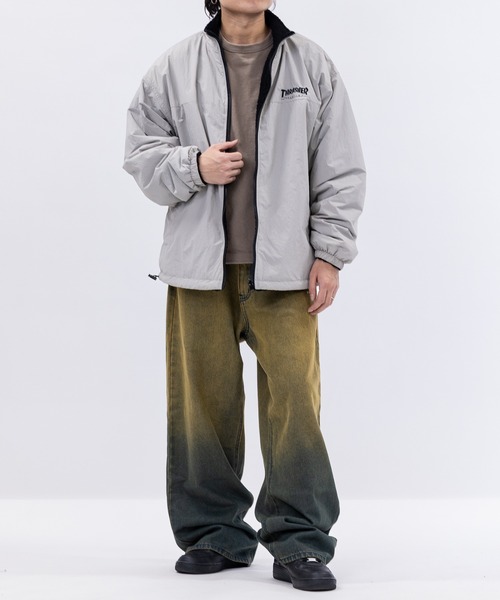 THRASHER（スラッシャー） ナイロンジャケット 「at」「THRASHER