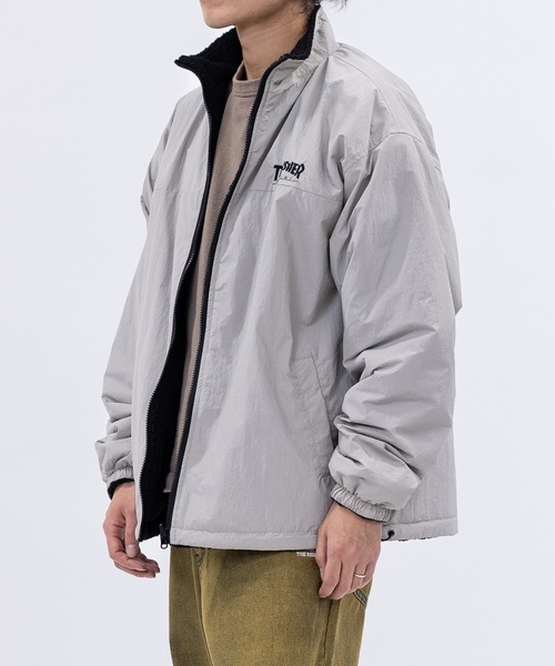 THRASHER（スラッシャー） ナイロンジャケット 「at」「THRASHER