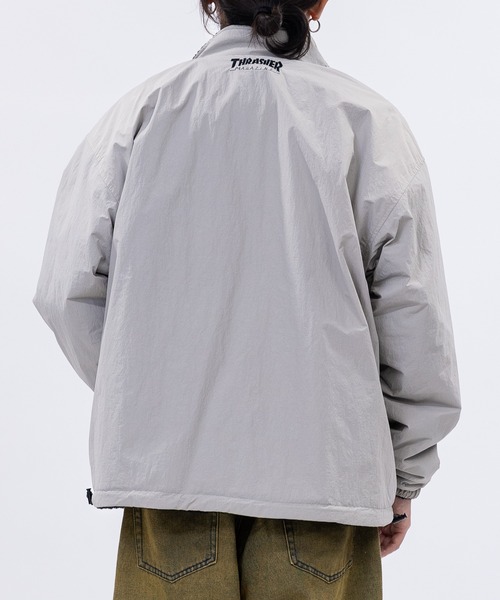 THRASHER（スラッシャー） ナイロンジャケット 「at」「THRASHER