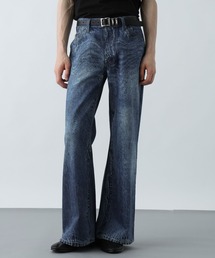 ジーンズ ズラシプリントデニムパンツ(HARE) メンズ｜ZOZOTOWN Yahoo!店