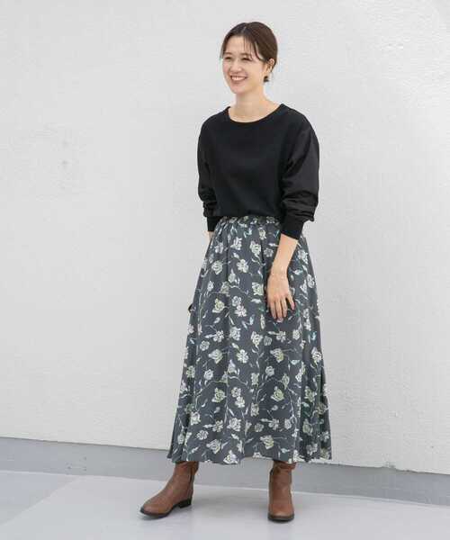 「URBAN RESEARCH DOORS」 長袖カットソー MEDIUM グレー系その他 レディース