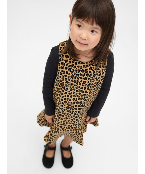 GAP（ギャップ） ワンピース コーデュロイ ジャンパースカートコーデ 