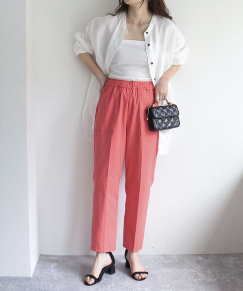 「fredy emue」 スラックス 34 オフホワイト レディース_画像7