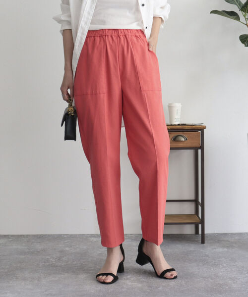 「fredy emue」 スラックス 34 オフホワイト レディース_画像9