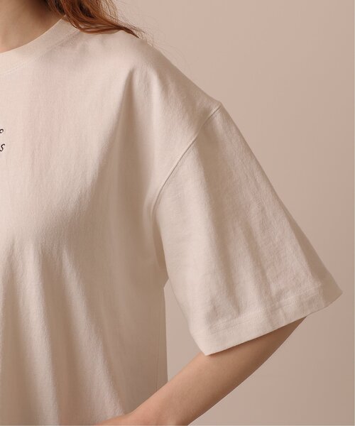 「DOUBLE NAME」 半袖Tシャツ FREE オフホワイト レディース_画像6