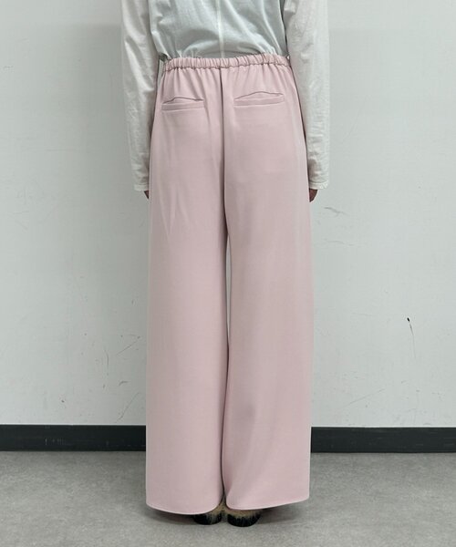 ワイドパンツ パンツ イージーワイドパンツ レディースの画像