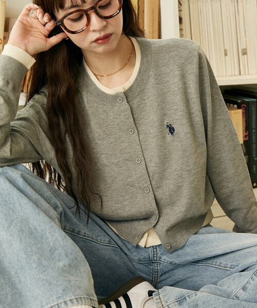 PUBLUX カーディガン U.S. POLO ASSN. × PUBLUX/ユーエスポロ