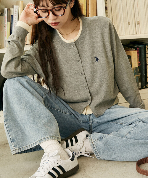 U.S. POLO ASSN.（ユーエスポロアッスン） カーディガン × PUBLUX