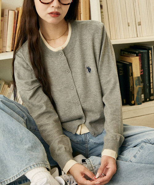 U.S. POLO ASSN.（ユーエスポロアッスン） カーディガン × PUBLUX
