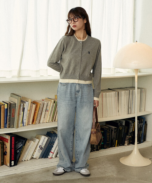 U.S. POLO ASSN.（ユーエスポロアッスン） カーディガン × PUBLUX