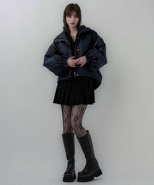 HARE 2WAY エアサーマルジャガードブルゾン　ブラック　オレンジ HARE 2WAY エアサーマルジャガードブルゾン ブラック オレンジ HARE