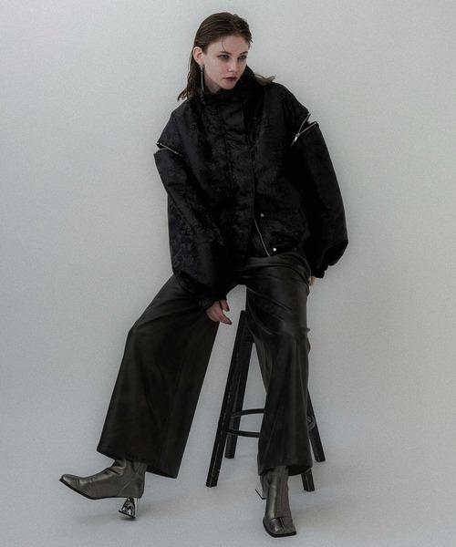 HARE（ハレ） ブルゾン アウター 2WAYエアサーマルジャガードブルゾン