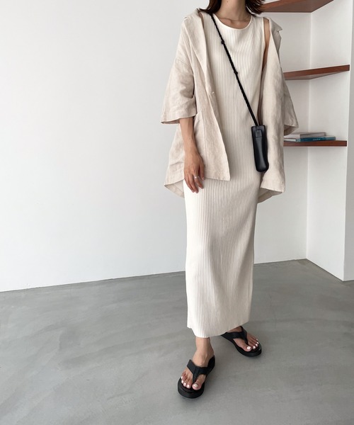 「CANAL JEAN」 「red chop works」テーラードジャケット ONE SIZE ネイビー レディースの画像