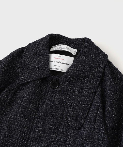 DAIRIKU（ダイリク） ステンカラーコート コート Big-Sleeve Tucked