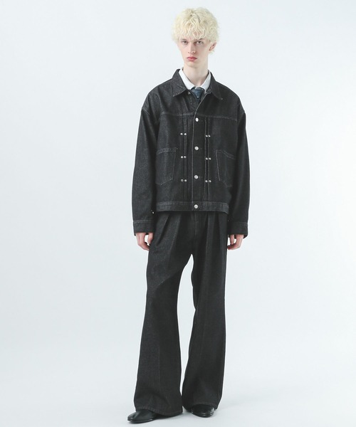 Wrangler × HARE デニムジャケット S セットアップ 別 HARE（ハレ） デニムジャケット gジャン 「Wrangler×HARE SET UP対応