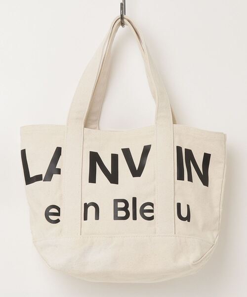 LANVIN en Bleu トートバッグ ホワイト LANVIN en Bleu 「LANVIN Bleu」 トートバッグ FREE オフホワイト